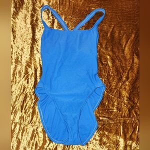 Vintage 1980s Blue One-Piece Swimsuit by SUNRAYS